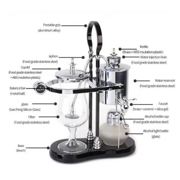 Classic Syphon coffee maker CFC002 - Image 4