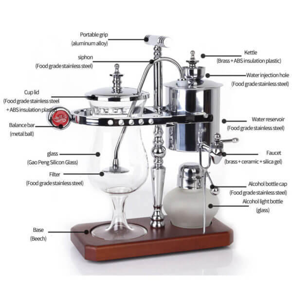 Classic syphon coffee maker CFC004 - Image 4