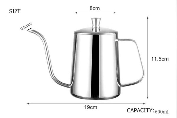 Long Narrow Spout Coffee Pot PT-11 - Image 4